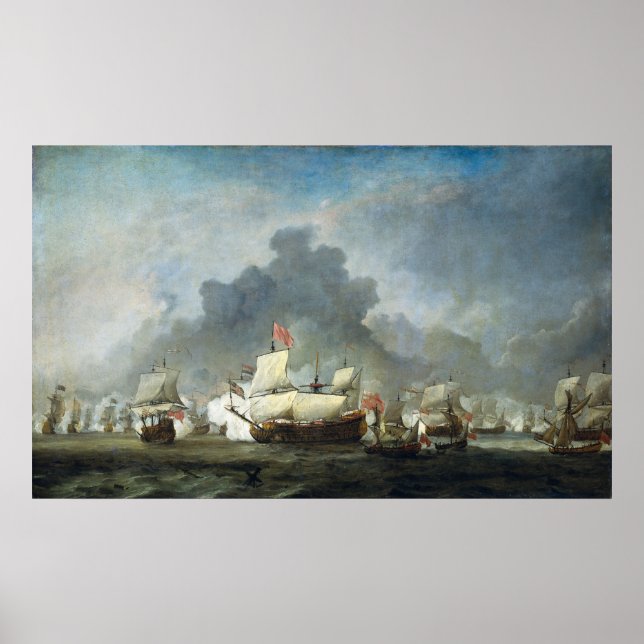 Battle of Solebay Poster (Front)