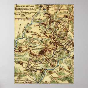 Battle of Spotsylvania Court House Poster