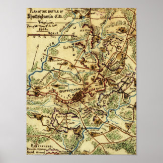 Battle of Spotsylvania Court House Poster