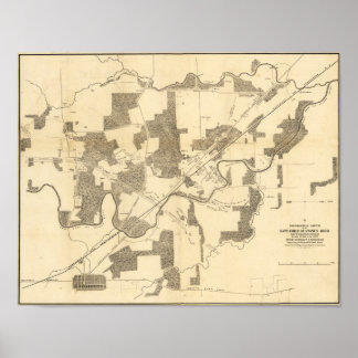 Battle of Stones River - Civil War Panoramic Poster