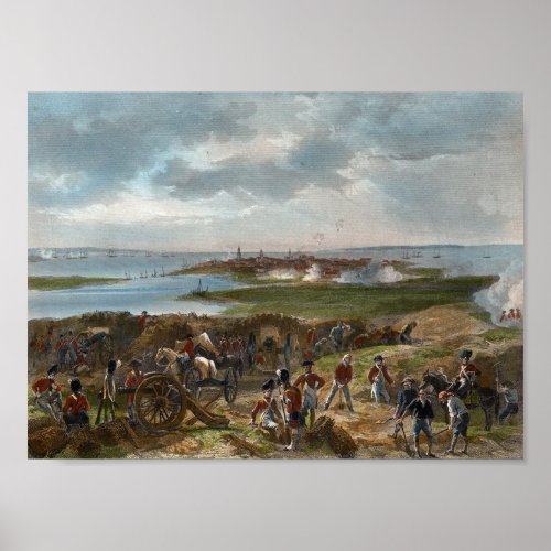 Battle of Sullivans Island 1776 Poster