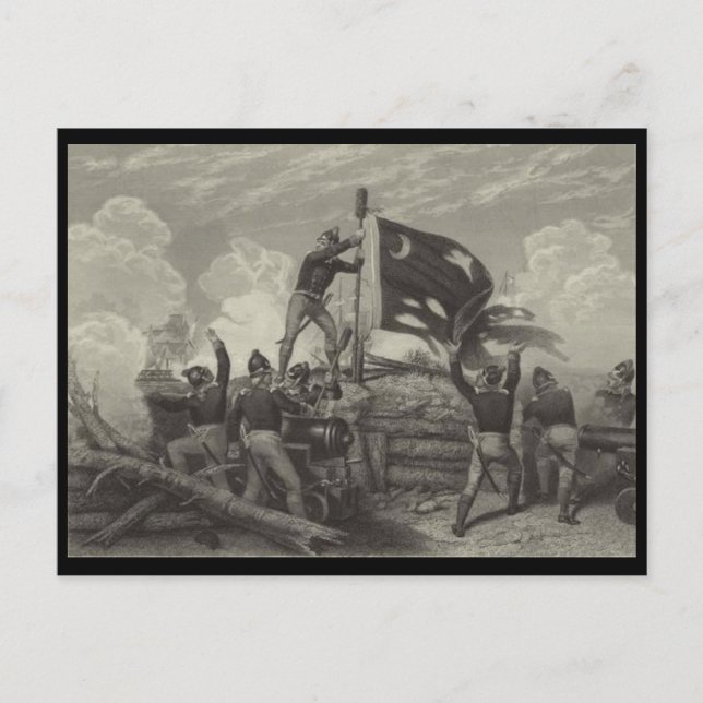 Battle of Sullivan's Island Postcard (Front)