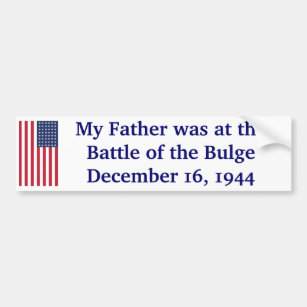 Battle of the Bulge Bumper Sticker