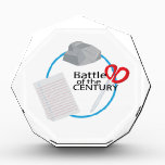 Battle of the Century Acrylic Award<br><div class="desc">Play time can be fun with a game of rock paper scissors.</div>