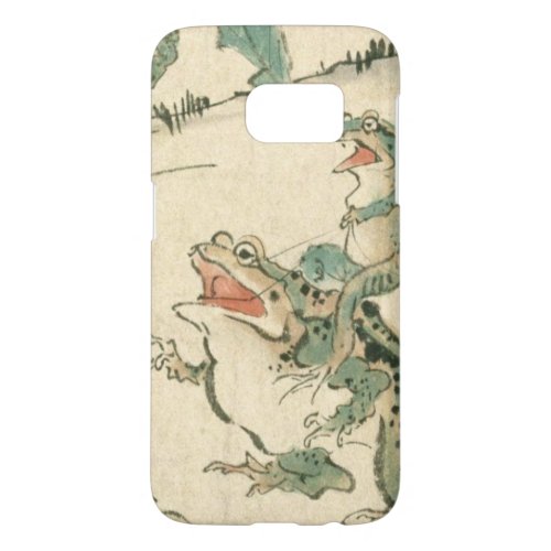 Battle Of The Frogs _ Kawanabe Kyosai Samsung Galaxy S7 Case