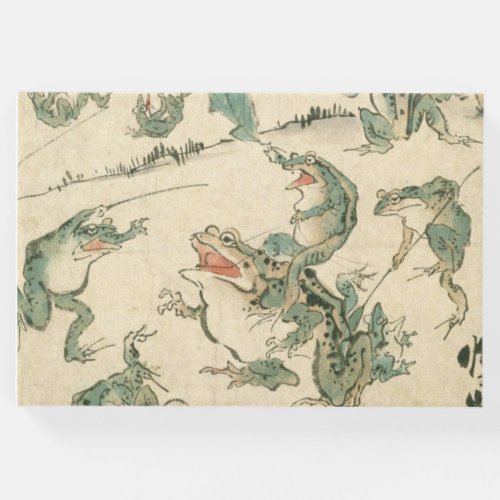 Battle Of The Frogs _ Kawanabe Kyosai Guest Book