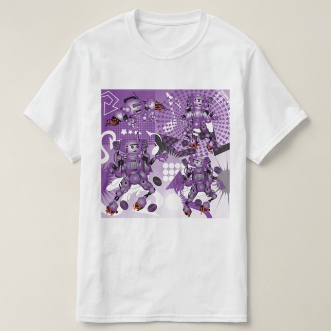 battle of the Hiphop Robots  T-Shirt (Design Front)