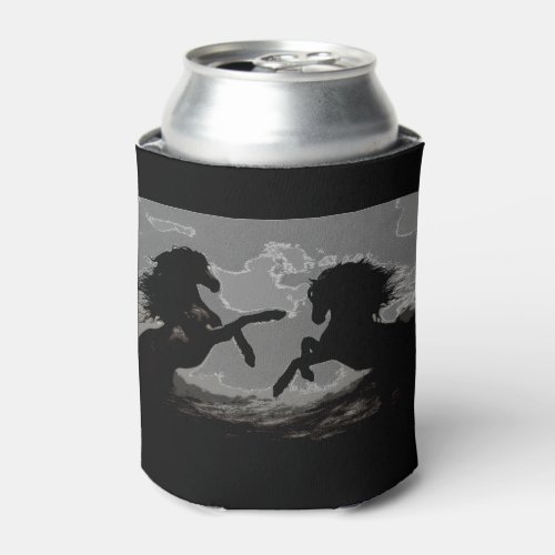 Battle of the Horses _ Equine Art Can Cooler
