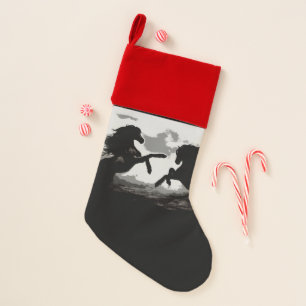 Battle of the Horses - Equine Art Christmas Stocking