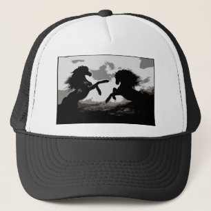 Battle of the Horses - Equine Art Trucker Hat