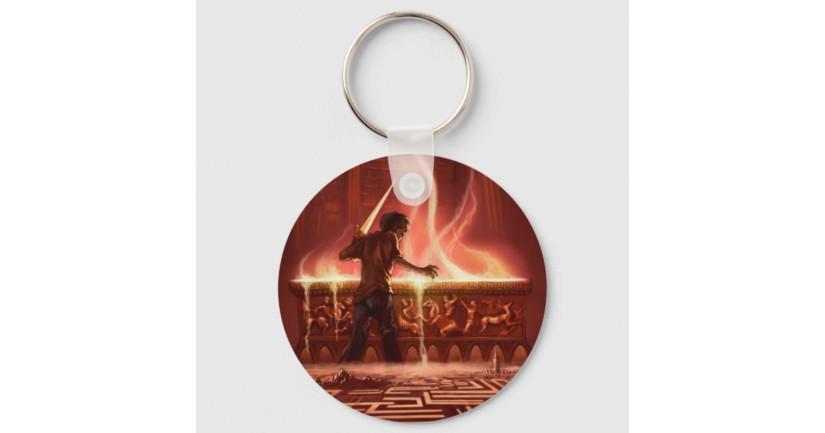 Battle of the Labyrinth Keychain Zazzle