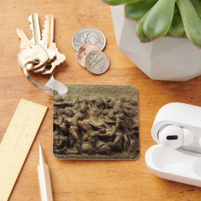 Battle of the Lapiths and Centaurs by Michelangelo Keychain (Desk)