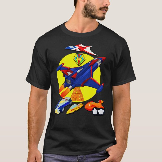 Battle Of The Planets Gatchaman Vehicle Logo   T-Shirt (Front)