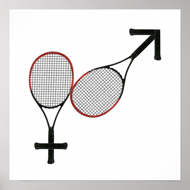 Battle of the Sexes Tennis Poster (Front)