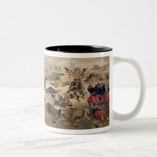 Battle of the Tchernaya August 16th 1855 plate f Two_Tone Coffee Mug