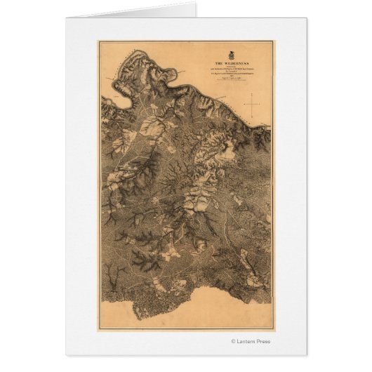 Battle of the Wilderness - Civil War Panoramic (Front)