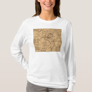 Battle of the Wilderness - Civil War Panoramic 2 T-Shirt