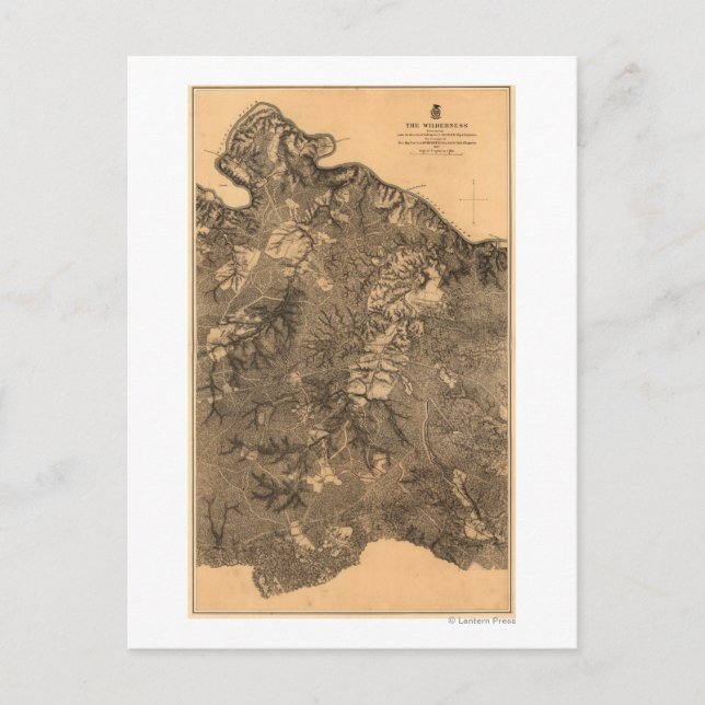 Battle of the Wilderness - Civil War Panoramic Postcard (Front)