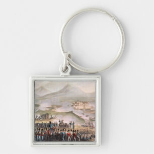 Battle of Toulouse, engraved Thomas Sutherland Keychain