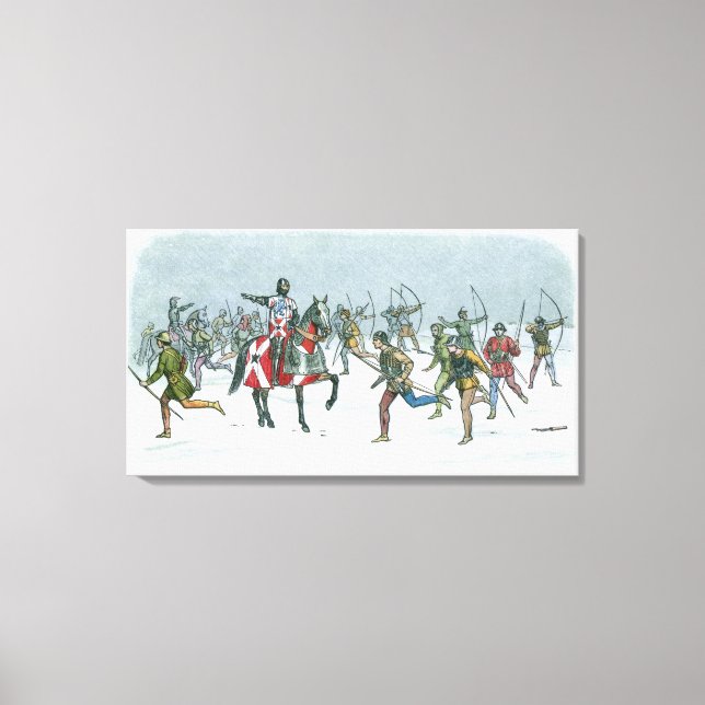 Battle of Towton 1461 Canvas Print (Front)