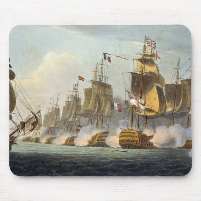 Battle of Trafalgar, October 21st 1805, from 'The Mouse Pad (Front)