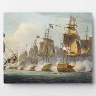 Battle of Trafalgar, October 21st 1805, from 'The Plaque
