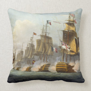Battle of Trafalgar, October 21st 1805, from 'The Throw Pillow