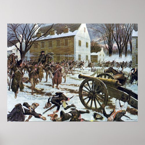 Battle of Trenton by Charles McBarron Poster