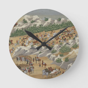 Battle of Vasilika in 1821, from the Pictorial His Round Clock