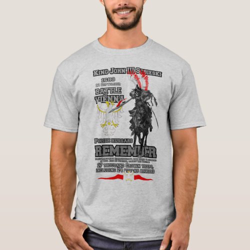 Battle of Vienna _ Polish Hussars T_Shirt
