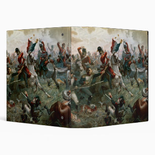 Battle of Waterloo, 18th June 1815, 1898 (colour l Binder