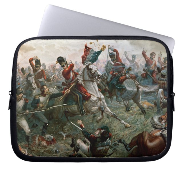Battle of Waterloo, 18th June 1815, 1898 (colour l Laptop Sleeve (Front)