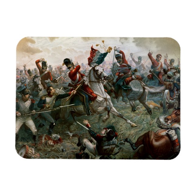 Battle of Waterloo, 18th June 1815, 1898 (colour l Magnet (Horizontal)