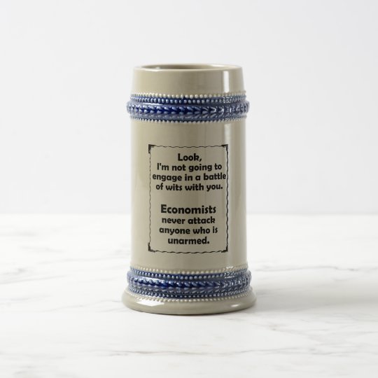 Battle of Wits Economist Beer Stein