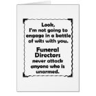 Battle of Wits Funeral Director