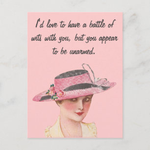 Battle of Wits Postcard