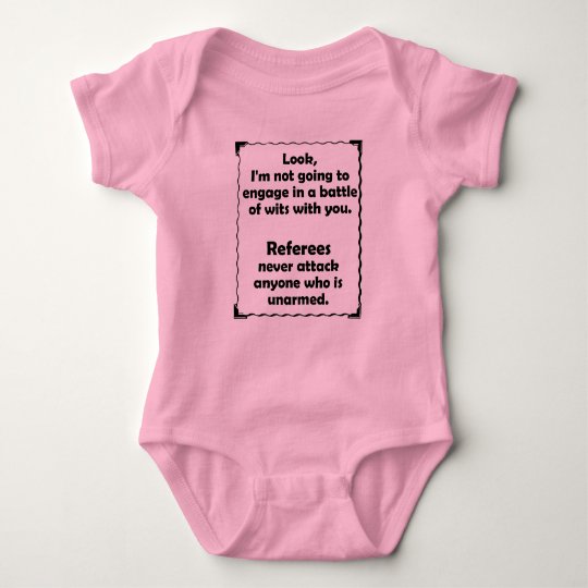 Battle of Wits Referee Baby Bodysuit