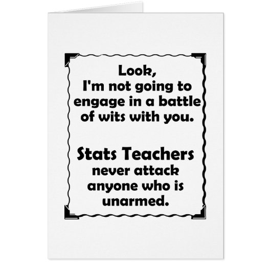 Battle of Wits Stats Teacher Cards (Front)