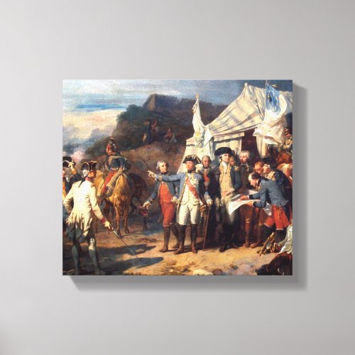 Battle of Yorktown Canvas Print