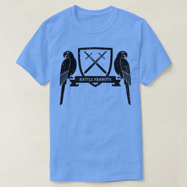 Battle Parrot T-Shirt (Design Front)