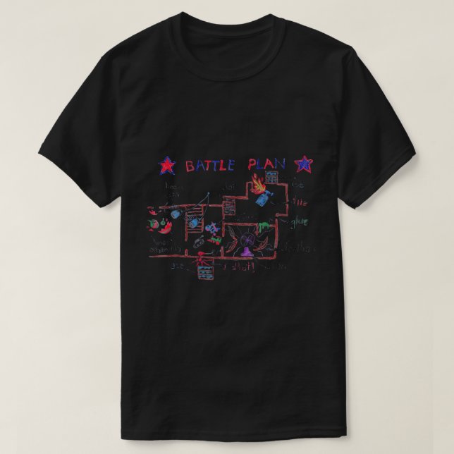 Battle Plan Christmas Home Kids Hand Dawn Alone Xm T-Shirt (Design Front)