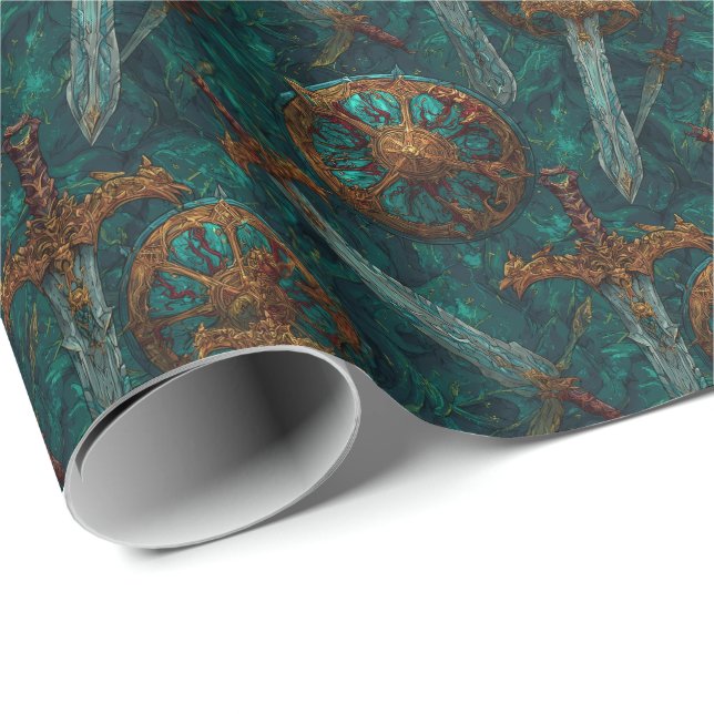 Battle Ready D&D Adventure Wrapping Paper (Roll Corner)