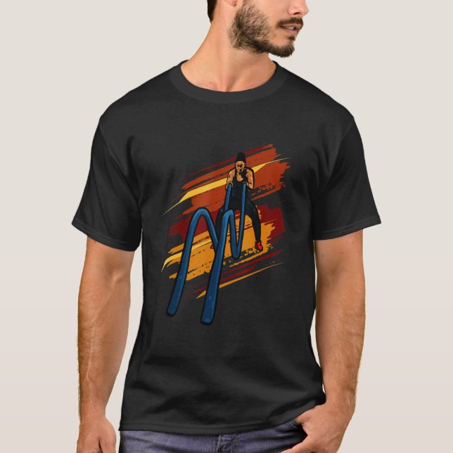 Battle Rope hard Training T-Shirt (Front)