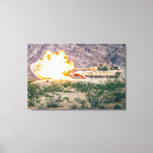 BATTLE TANK – M1 Abrams 24x36 Canvas Print