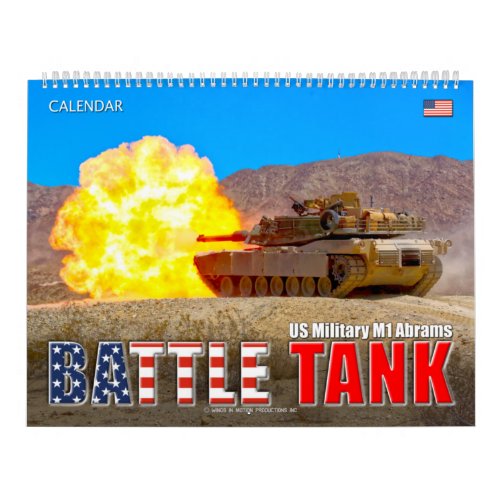 BATTLE TANK  M1 Abrams Calendar