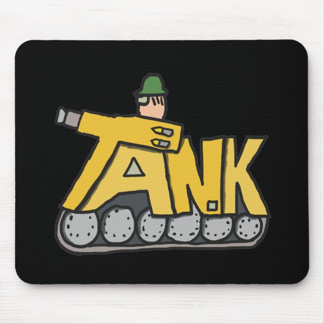 Battle Tank Mouse Pad (Front)