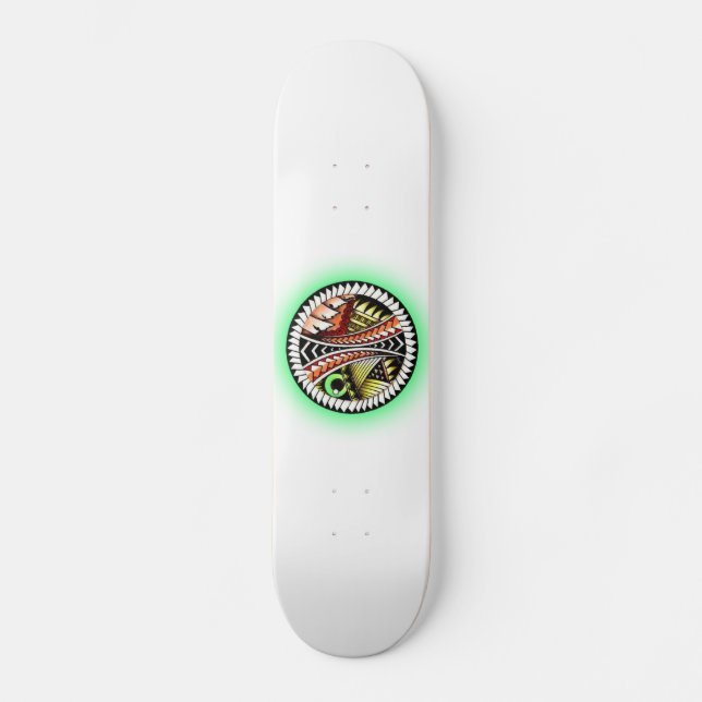 Battle Tattoo Drawing Skateboard Deck (Front)