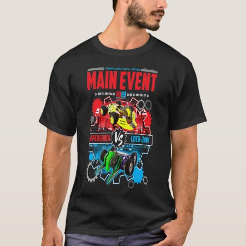 BattleBots February 10th Main Event Hypershock VS  T_Shirt