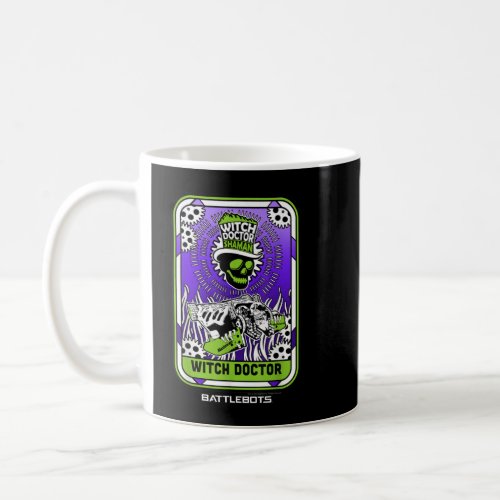 BattleBots Halloween Witch Doctor Shaman Tarot Car Coffee Mug