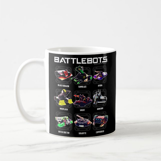 Battlebots Robot Photo Box Up Coffee Mug (Left)
